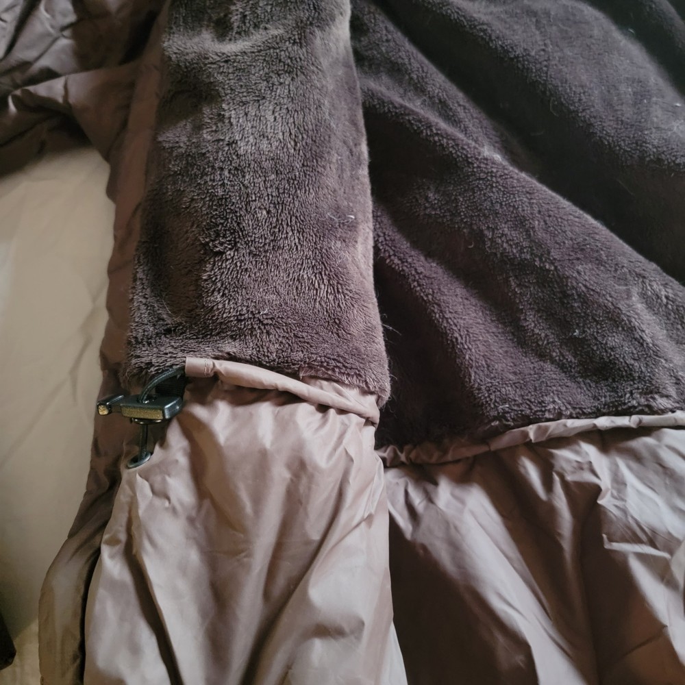 Mountain Hard Wear Brown Long Trench Down Puffer Coat - XS - Picture 9 of 11